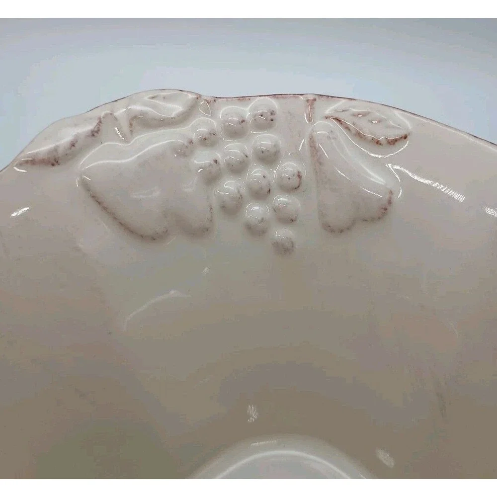 Casa Stone Madeira Harvest by Casafina  Serving Bowl Pale Yellow Bowl 11inches